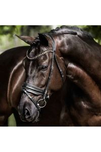 Lumiere 'Ariana' Hanoverian bridle - Black