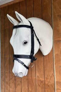 Jeffries: Jeffries Patent Leather Bridle – Black (Full)