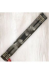 Jeffries: Jeffries Padded Leather Comfort Girth with Centre Elastic - Dressage