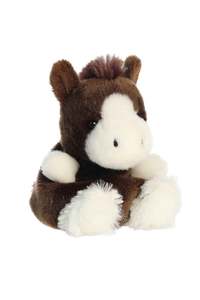 All Rider Related: Plush Pal Mocha Horse Clydesdale Palm Pals 5cm