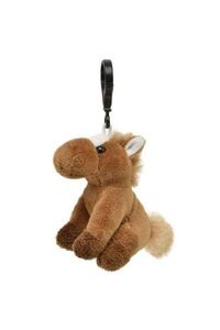 All Rider Related: Plush Horse Charm with Clip, Brown
