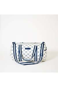 Gifts: Barrel Bag – Navy Horseshoe