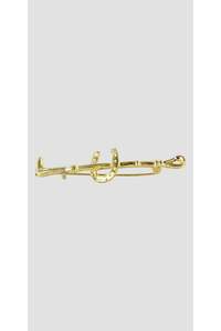 Gold Horseshoe Stock Pin