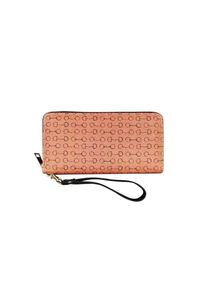 Tan Bits Clutch Wallet