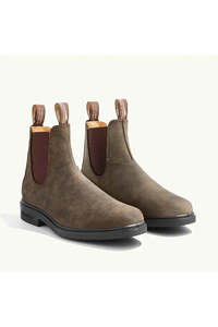 Blundstone Men's Chelsea Boots Chisel Toe - Rustic Brown (Model 1306)