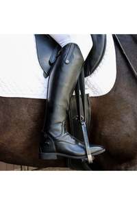 Brogini 4412 Como V2 Long Laced Front Riding Boots, Black