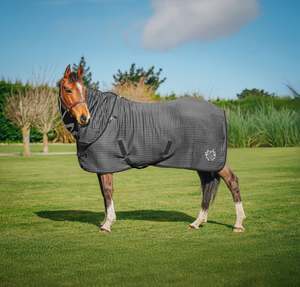 Horse Stable Rugs: WickAway Grey Detachable