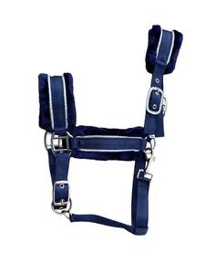 Mink Lined Webbing Halter
