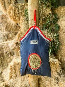 Accessories: Navy/Red Large Hay Bag