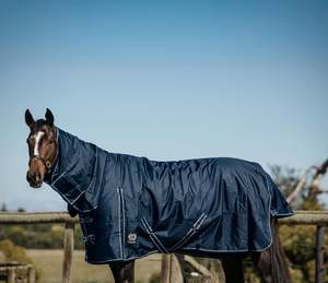 4 6ft Winter Rugs: 1680D 150g Navy Combo