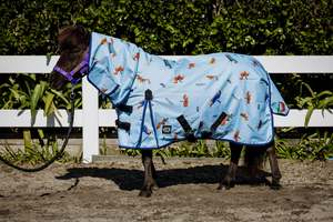Pony Between Rugs: 1200D 100g Sydney Antics Combo (Pony) 27 inch