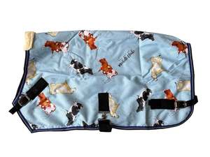 Calf Covers: 100g Blue Cow Calf Cover