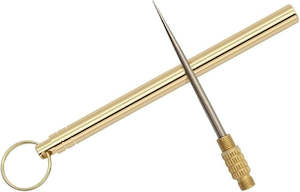 Accessories Cigar Daggers Cigar Nubbers: Keyring Cigar Nubber-Spike (Gold/Brass)