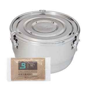 Boveda: CVault 4-Litre (8oz |  1/2 Pound | 226 grams)  Herbal-Tobacco Storage Container
