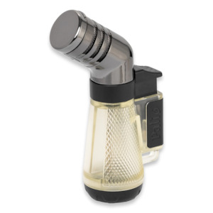 Palio Squadra Angled Triple-Jet Flame Cigar Lighter (Clear)