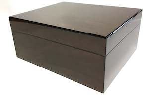 Humidor Upsell: Brigham Parhelion Mahogany 50-count humidor