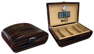 The Waldorf Dome-top ~120-count Desktop Humidor