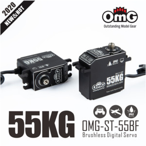 Servos: OMG 55kg Brushless Digital Servo - IP67 Water and Dust Resistant