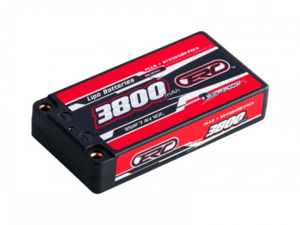 Li Po Batteries: SUNPADOW ERC Plus Lipo Battery Low Profile 3800mAh-7.4V-2S1P-110C (5mm Bullet)