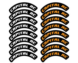 1 10 Speedway Wheels: Speedway Wheel Stickers - Select Your Style (2x Sets)