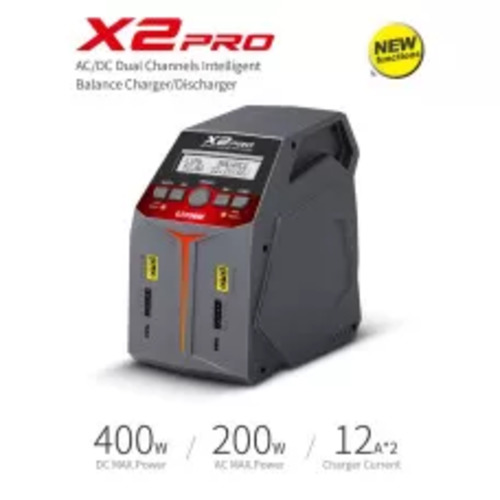 NEW X2 Pro V2 Dual Channel Smart Charger. 2x100W or 1x200w Lipo 1-6S, NiCad, NiM&hellip;