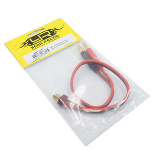 Cables Accessories: Yeah Racing Battery Charger Cable T Plug Male to 4mm Bullet Banana