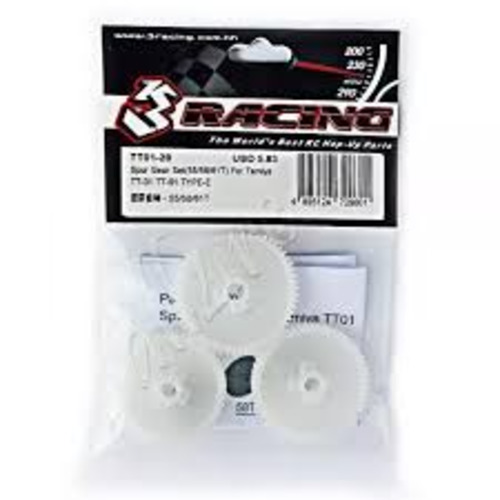 Tamiya Tt01: 3RACING Spur Gear (55/58/61t)