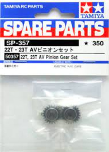 Tamiya AV Pinion Gear Set 22T,23T