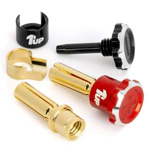1up Racing Lockdown Adjustable Bullet Plugs (5mm)