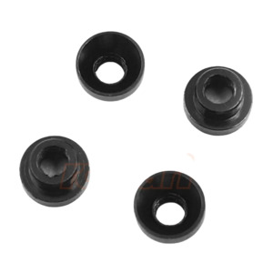 Shims: Aluminum Servo Washer M3 Thread 4pcs Black
