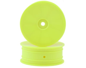XRAY: 2WD Front Wheel Aerodisk With 12mm Hex - Yellow - Hard (2) (329910-Y)