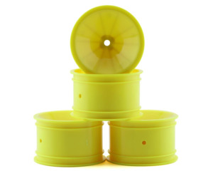 1 10 Off Road Wheels: JConcepts Mono 2.2 Rear Wheels (Yellow) (4) (RC10)
