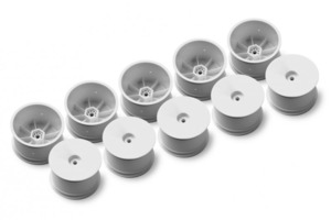 1 10 Off Road Wheels: XRAY - 2wd/4wd Rear Wheel Aerodisk With 12mm Hex IFMAR - White (10)  (329901-M)