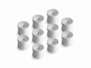 1 10 Off Road Wheels: XRAY - Stadium Truck Wheel Aerodisk With 12mm Hex - White (10)  (329902)
