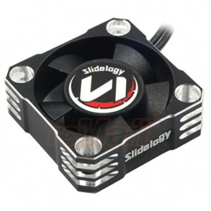 Motor Accessories: Slidelogy aluminum storm v2 cooling fan 30x30mm silver/black