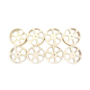 1 10 On Road Rims Tyres: Speedmind 6 Spokes Wheel 24MM White 0-Offset