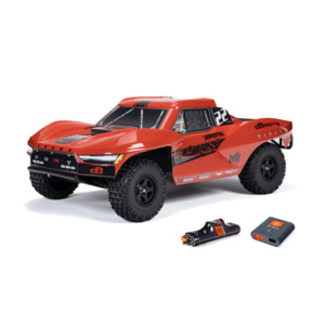 Rtr Vehicles: 1/10 FURY MEGA 550 2WD Short Course Truck RTR with Battery & Charger, Red