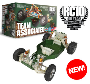 Vintage: Team Associated RC10 40th Anniversary 1/10 Electric 2WD Buggy Kit (Green) (Limited Edition)