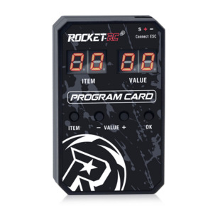 Esc Accessories: Rocket-RC ESC Program Card for 130a ESC