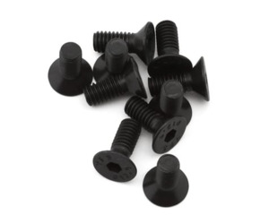EcoPower 4mm "High Strength" Steel Flat Head Screws (10) (4x10mm)