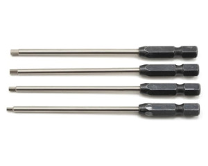 Tools: ProTek RC "TruTorque" Metric 1/4" Power Drill Tip Set (4) (1.5, 2.0, 2.5, 3.0mm)
