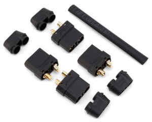 Wire Connectors: EcoPower 4.5mm "TruCurrent" XT90 Polarized Battery Connectors (4 Female)