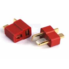 Wire Connectors: Team Raffee Co. T Plug Male & Female Connector Deans Style (1 pair)