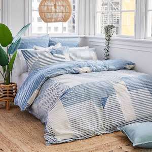 KAS Haru Blue Duvet Cover Set