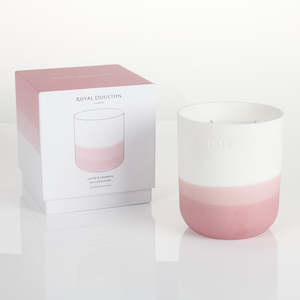 Royal Doulton 1815 Vanilla & Raspberry Ceramic Candle 450g