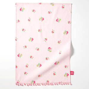 Royal Albert Kitchen: Royal Albert Cheeky Pink Mini Tea Towel