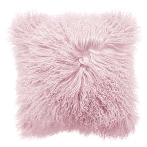 Royal Albert Mongolian Fur Cushion Peach Whip