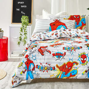 Spiderman Organic Cotton Duvet Cover Set