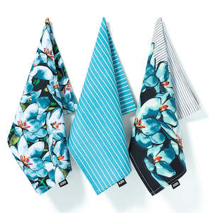 Kas Kitchen: KAS Karmin 3PK Tea Towel Set