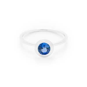 Products: Blue Sapphire white gold